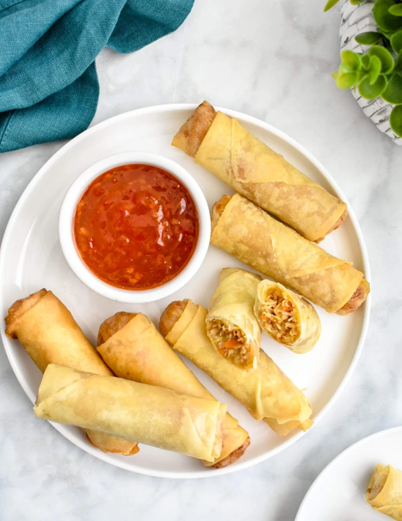 Chicken spring roll